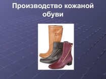 Производство кожаной обуви2