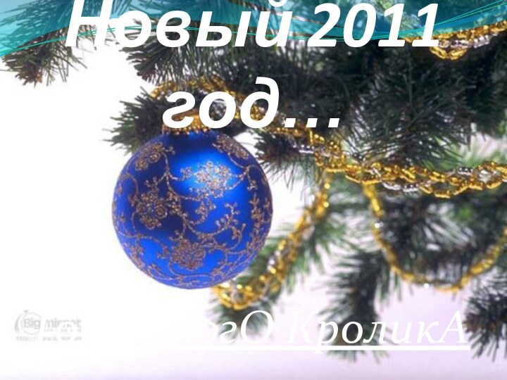 Новый 2011 год…ГоД БелогО КроликА