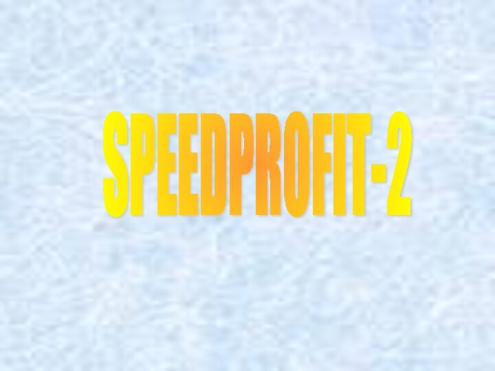 SPEEDPROFIT-2