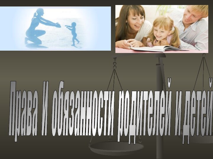 11 классПрава И обязанности родителей и детей Акифьева Г.В.
