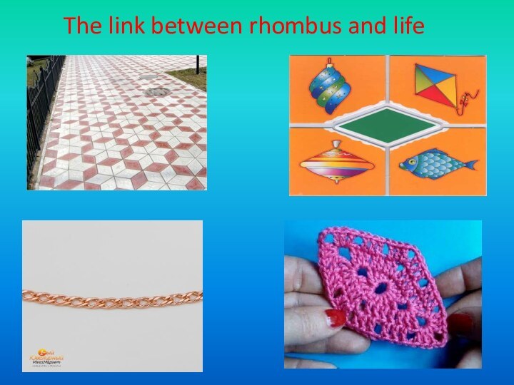 The link between rhombus and life