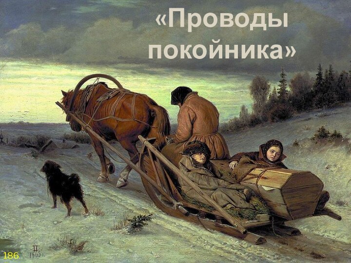 «Проводы покойника»1865