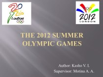 The 2012 summer olympic games