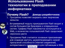 Flash на информатике