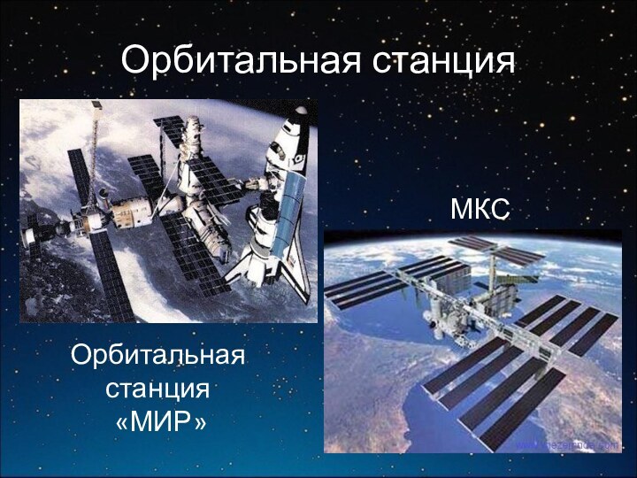 Орбитальная станцияОрбитальная станция «МИР»МКС