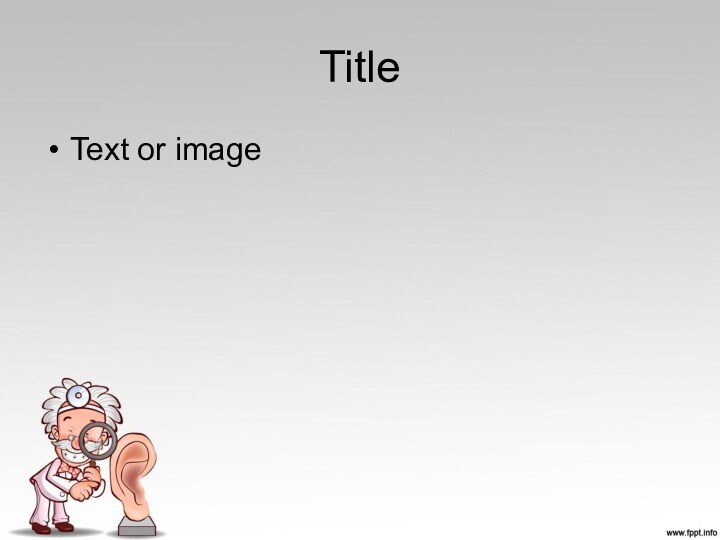 TitleText or image
