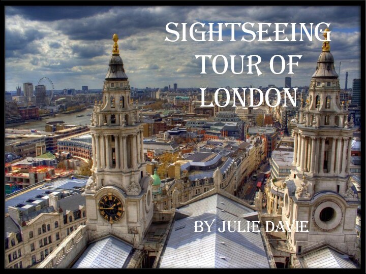 Sightseeing Tour of LondonBy julie davie