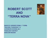 Robert Scott and Terra nova
