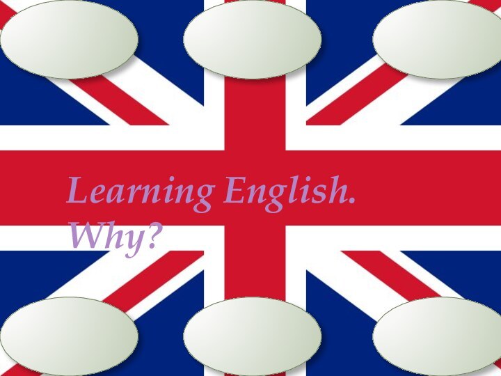 Learning English. Why?