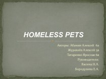 Homeless Pets