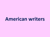 American writers