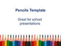 Pencils template
