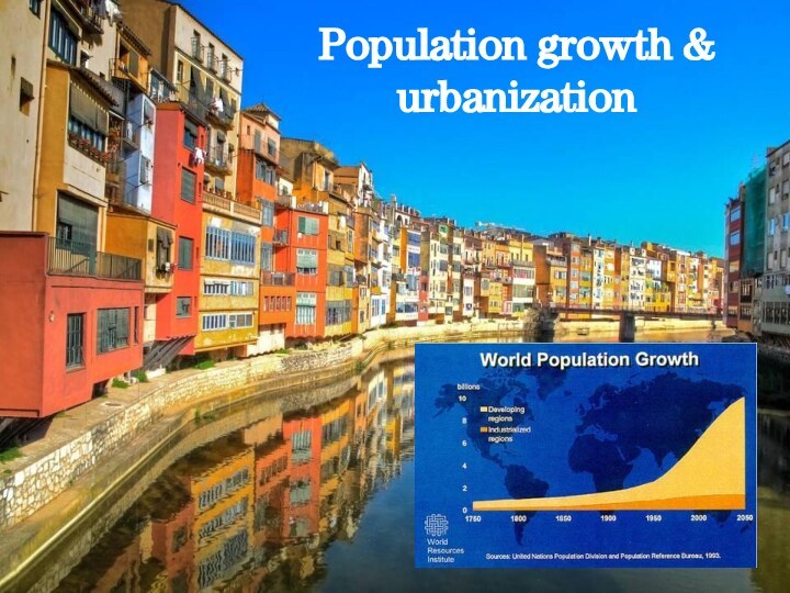 Population growth & urbanization