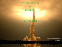 PRESENTATION IN ENGLISH TORNADO