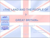 The land and the people of