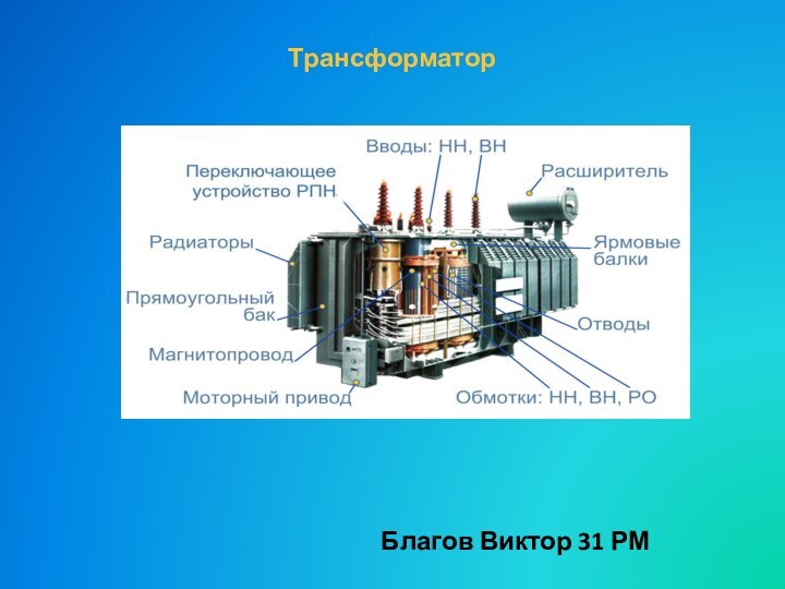ТрансформаторБлагов Виктор 31 РМ