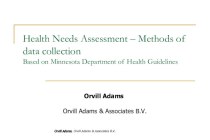 Health needs assessment