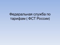 Федеральная служба по тарифам (ФСТ России)