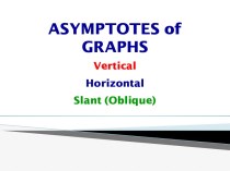Asymptotes of graphs