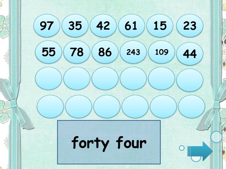 forty four97354261155578862431094423