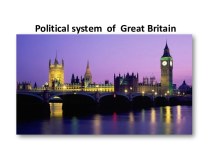 Political system  of  great britain