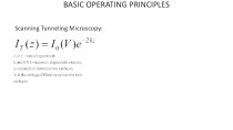 Basic operating principles