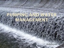 Pumping and water management