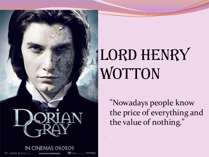 Lord Henry Wotton