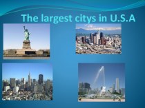 The largest citys in U.S.A