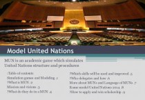 Model united nations