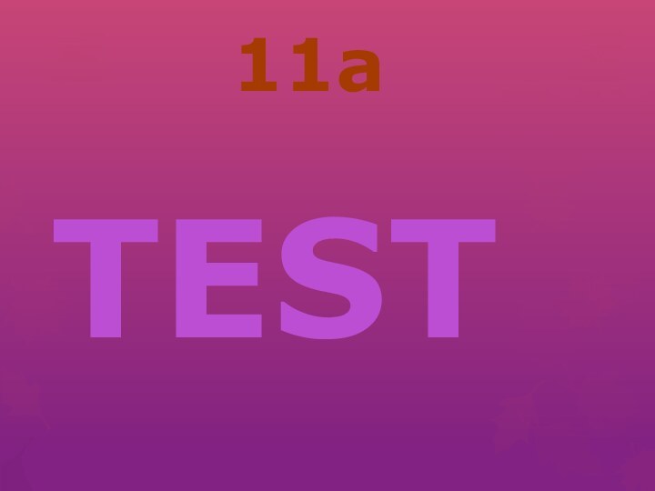 TEST11a