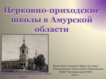 Церковно-приходские школы в Амурской области