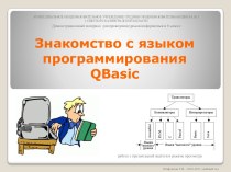 Знакомство с языком программирования QBasic