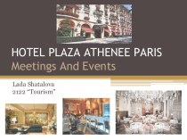 Hotel plaza athenee parismeetings and events