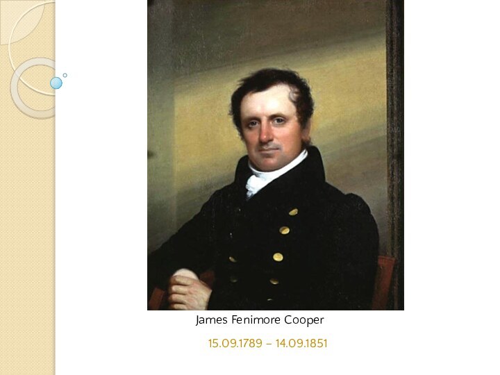 James Fenimore Cooper15.09.1789 – 14.09.1851