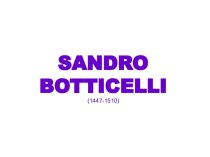 Сандро Боттичелли
