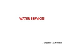 Water services