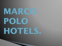 Marco polo hotels.
