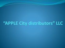 “apple city distributors” llc