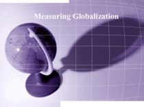Measuring globalization