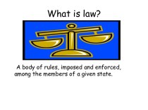 What is law