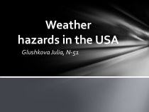 Weatherhazards in the Usa