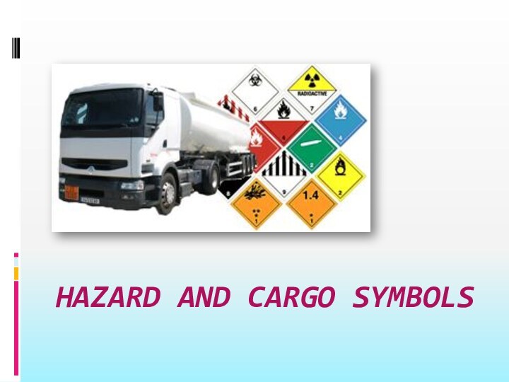 hazard and cargo SYMBOLS