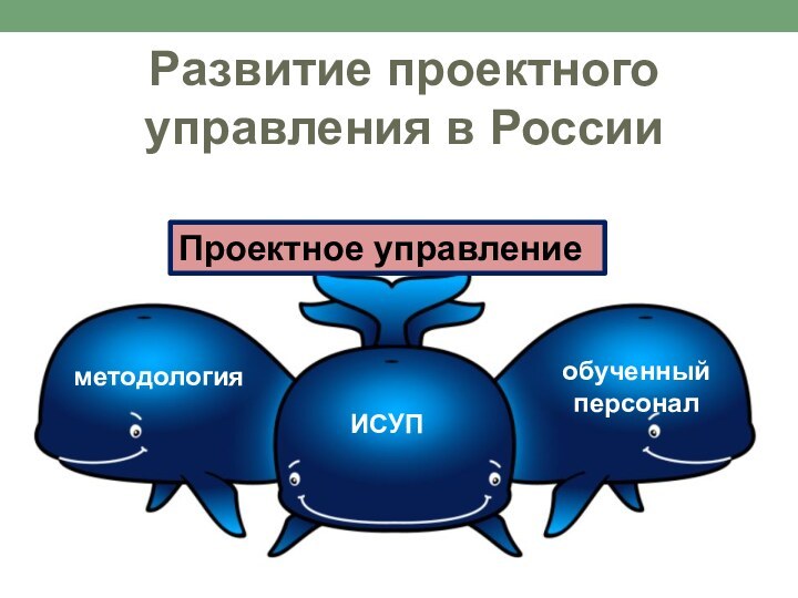 Проектное управление методологияИСУПобученный персоналРазвитие проектного управления в России