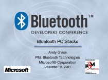 Bluetooth PC Stacks