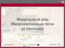 Модельный ряд микроволновые печи LG Electronics