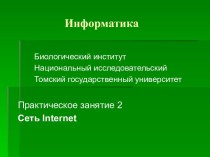 Сеть Internet