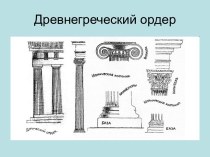 Древнегреческий архитектурный ордер