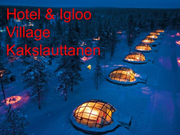 Hotel & Igloo Village Kakslauttanen