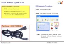 GХ300 software upgrade guide important. Information & instructions
